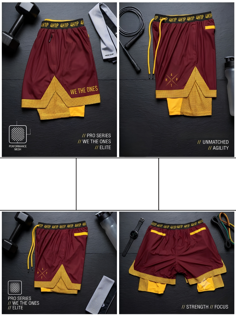 2nd QT-RS 3-in-1 Basketball Shorts